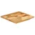 Produktbild 2 för Bordsskiva 60x60x2,5 cm levande kant massivt grovt mangoträ