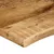 Produktbild 7 för Bordsskiva 80x60x2,5 cm levande kant massivt grovt mangoträ