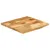 Produktbild 2 för Bordsskiva 80x80x2,5 cm levande kant massivt grovt mangoträ