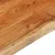 Produktbild 7 för Bordsskiva 90x60x2,5 cm rektangulär massiv akacia levande kant