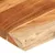 Produktbild 6 för Bordsskiva 110x60x2,5 cm rektangulär massiv akacia levande kant