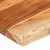 Produktbild 6 för Bordsskiva 110x80x2,5 cm rektangulär massiv akacia levande kant