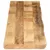 Produktbild 4 för Bordsskiva 160x40x2,5 cm levande kant massivt grovt mangoträ