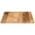 Produktbild 4 för Bordsskiva 80x80x3,8 cm levande kant massivt grovt mangoträ