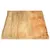 Produktbild 4 för Bordsskiva 110x60x2,5 cm levande kant massivt mangoträ
