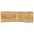 Produktbild 5 för Bordsskiva 110x40x3,8 cm levande kant massivt mangoträ