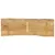 Produktbild 5 för Bordsskiva 120x40x3,8 cm levande kant massivt mangoträ