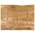 Produktbild 5 för Bordsskiva 90x80x3,8 cm levande kant massivt mangoträ