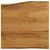 Produktbild 2 för Bordsskiva 40x40x2,5 cm levande kant massivt mangoträ