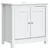 Produktbild 2 för Tvättställsskåp BERG vit 60x34x59 cm massiv furu