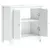 Produktbild 4 för Tvättställsskåp BERG vit 60x34x59 cm massiv furu