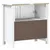 Produktbild 6 för Tvättställsskåp BERG vit 60x34x59 cm massiv furu