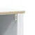 Produktbild 7 för Tvättställsskåp BERG vit 60x34x59 cm massiv furu