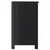 Produktbild 5 för Tvättställsskåp BERG svart 60x34x59 cm massiv furu