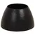 Produktbild 3 för Soffbord hamrad aluminium Ø 50x30 cm svart