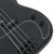 Produktbild 7 för Elektrisk basgitarr för nybörjare med väska svart 4/4 46"