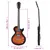 Produktbild 12 för Elgitarr för nybörjare med väska brun&svart 4/4 39"