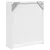 Produktbild 8 för Spegelskåp och LED-lampa vit 45x13x52 cm