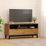 Tv-bänk FLAM 110x40x50 cm massiv furu