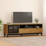 Tv-bänk FLAM 158x40x50 cm massiv furu