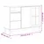 Produktbild 10 för Skänk FLAM 110x40x80 cm massiv furu