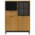 Produktbild 5 för Högskåp FLAM 92x40x122,5 cm massiv furu