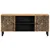 Produktbild 5 för Tv-bänk 105x33x46 cm massivt mangoträ