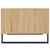 Produktbild 5 för Soffbord sonoma-ek 60x50x36,5 cm konstruerat trä