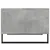 Produktbild 5 för Soffbord betonggrå 60x50x36,5 cm konstruerat trä