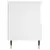 Produktbild 7 för Sängbord vit 40x35x50 cm konstruerat trä