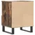 Produktbild 8 för Sängbord 2 st rökfärgad ek 40x35x50 cm konstruerat trä
