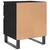 Produktbild 9 för Sängbord 2 st svart 40x35x50 cm konstruerat trä