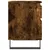 Produktbild 8 för Sängbord 2 st rökfärgad ek 40x35x50 cm konstruerat trä