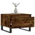 Produktbild 4 för Soffbord 2 st rökfärgad ek 50x46x35 cm konstruerat trä