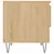 Produktbild 8 för Sidobord 2 st sonoma-ek 50x46x50 cm konstruerat trä