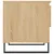 Produktbild 8 för Sidobord 2 st sonoma-ek 50x46x50 cm konstruerat trä