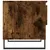 Produktbild 7 för Soffbord rökfärgad ek 50x46x50 cm konstruerat trä