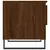 Produktbild 8 för Sidobord 2 st brun ek 50x46x50 cm konstruerat trä