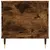 Produktbild 7 för Soffbord rökfärgad ek 60x44,5x45 cm konstruerat trä