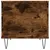 Produktbild 7 för Soffbord rökfärgad ek 60x44,5x45 cm konstruerat trä