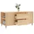 Produktbild 4 för Soffbord sonoma-ek 102x44,5x50 cm konstruerat trä