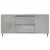 Produktbild 5 för Soffbord betonggrå 102x44,5x50 cm konstruerat trä