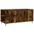 Produktbild 8 för Soffbord rökfärgad ek 102x44,5x50 cm konstruerat trä