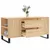 Produktbild 4 för Soffbord sonoma-ek 102x44,5x50 cm konstruerat trä