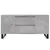 Produktbild 5 för Soffbord betonggrå 102x44,5x50 cm konstruerat trä