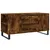 Produktbild 2 för Soffbord rökfärgad ek 102x44,5x50 cm konstruerat trä
