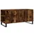Produktbild 8 för Soffbord rökfärgad ek 102x44,5x50 cm konstruerat trä