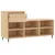 Produktbild 6 för Skohylla sonoma-ek 102x36x60 cm konstruerat trä