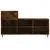 Produktbild 5 för Skoställ rökfärgad ek 102x36x60 cm konstruerat trä