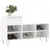 Produktbild 3 för Skoskåp vit 102x36x60 cm konstruerat trä